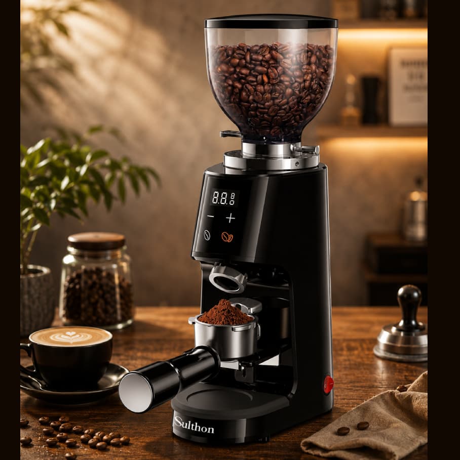 Sulthon Electric Flat Burr Grinder GS101