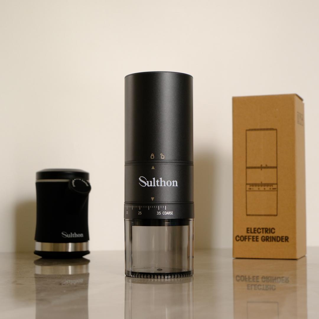Sulthon GE201 Portable Electric Coffee Grinder - Penggiling Kopi Elektrik CNC Core