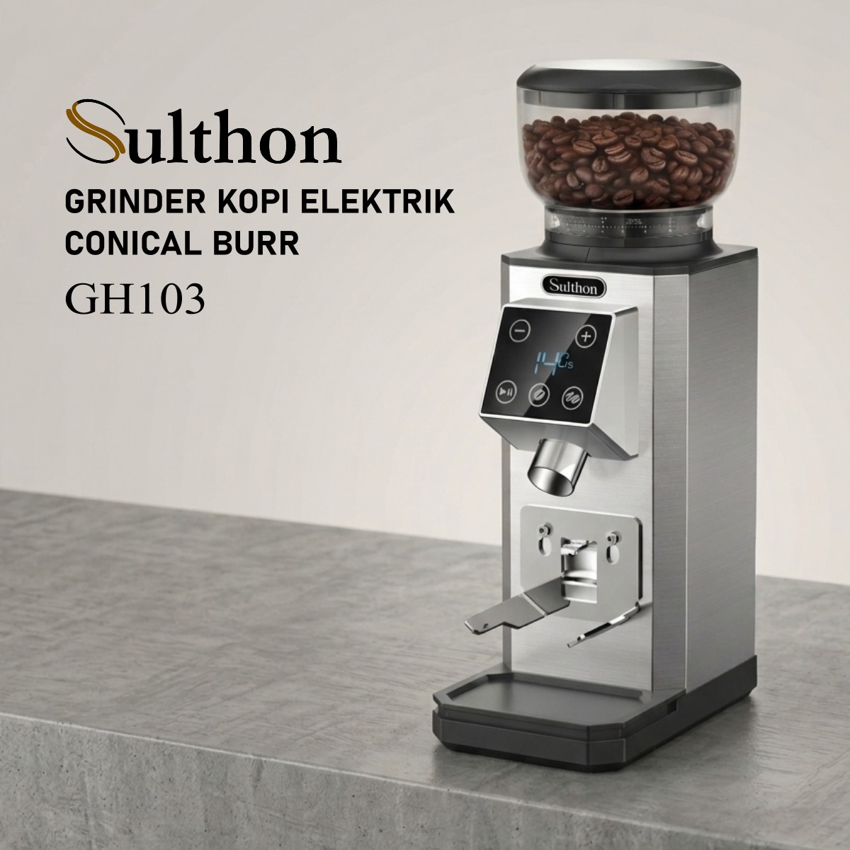 Sulthon GH103 Electric Coffee Grinder - Mesin Penggiling Kopi Conical Burr 40mm